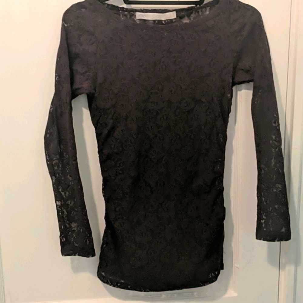 Purple lace blouse
